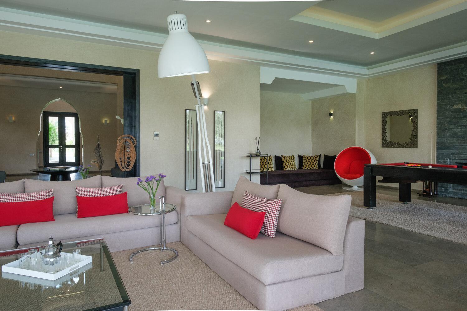 Adnaa - Modern Villa With 2 Pools, Sauna, Hammam, Tennis Court & Home Cinema Douar Caid Layadi Exterior photo