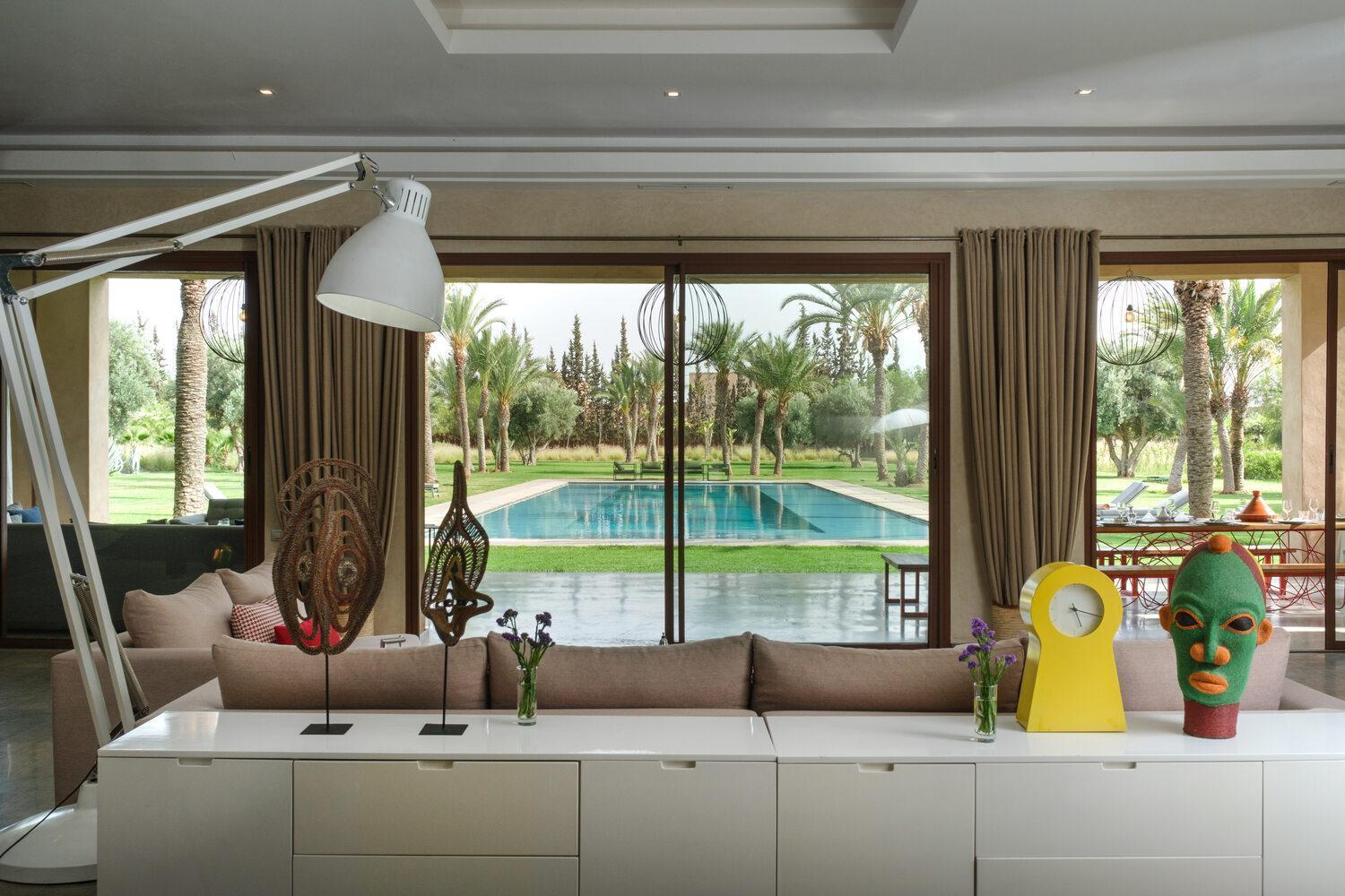 Adnaa - Modern Villa With 2 Pools, Sauna, Hammam, Tennis Court & Home Cinema Douar Caid Layadi Exterior photo